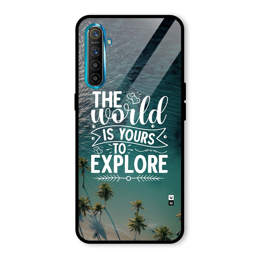 World To Explore Glass Back Case for Realme XT