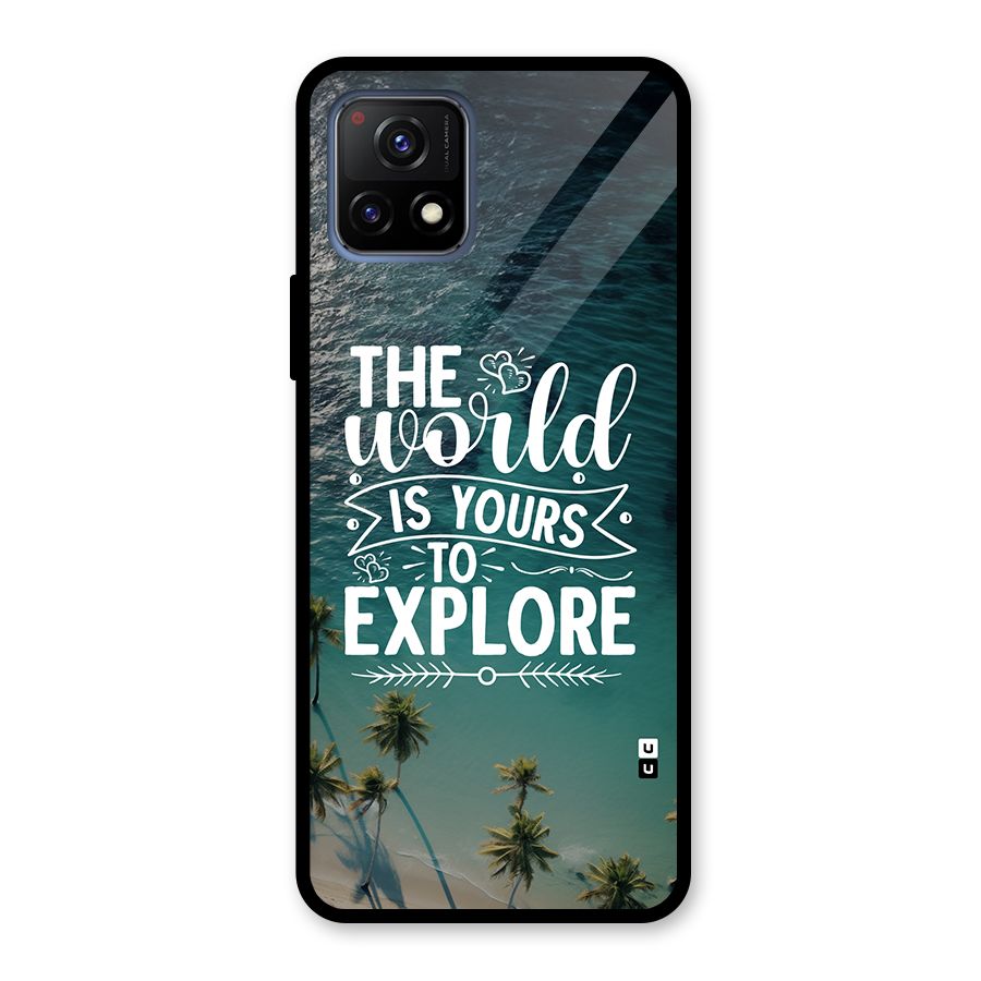 World To Explore Glass Back Case for Vivo Y72 5G