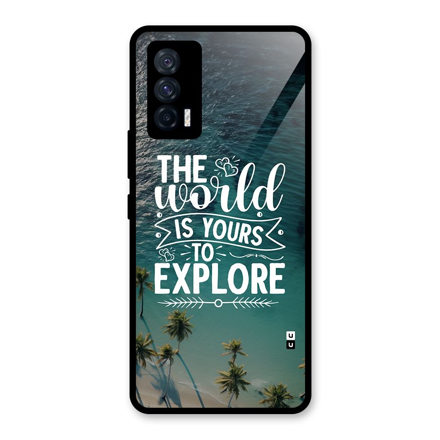 World To Explore Glass Back Case for Vivo iQOO 7 5G
