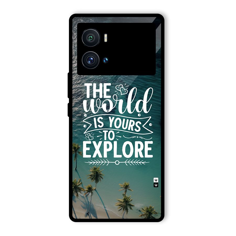 World To Explore Glass Back Case for Vivo iQOO 9 Pro