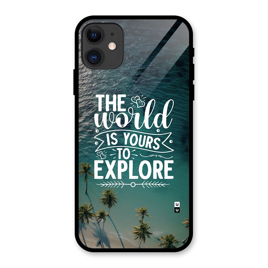 World To Explore Glass Back Case for iPhone 11