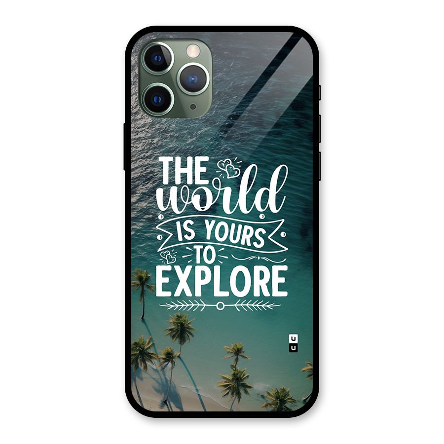 World To Explore Glass Back Case for iPhone 11 Pro