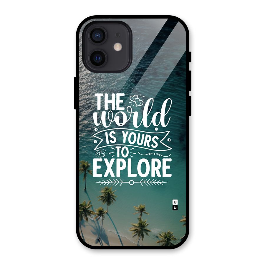 World To Explore Glass Back Case for iPhone 12
