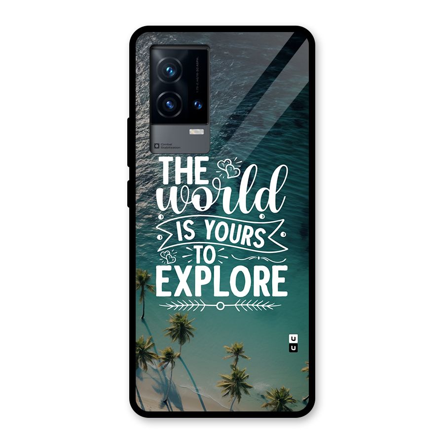 World To Explore Glass Back Case for iQOO 9 5G