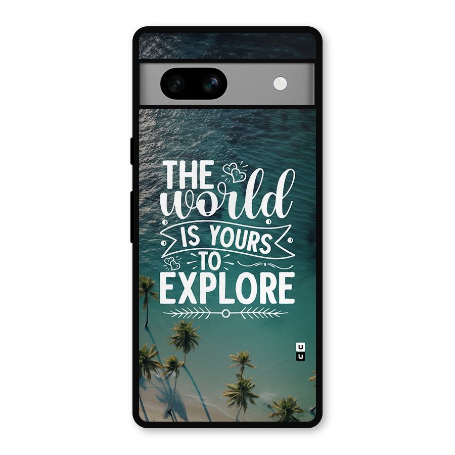 World To Explore Metal Back Case for Google Pixel 7a
