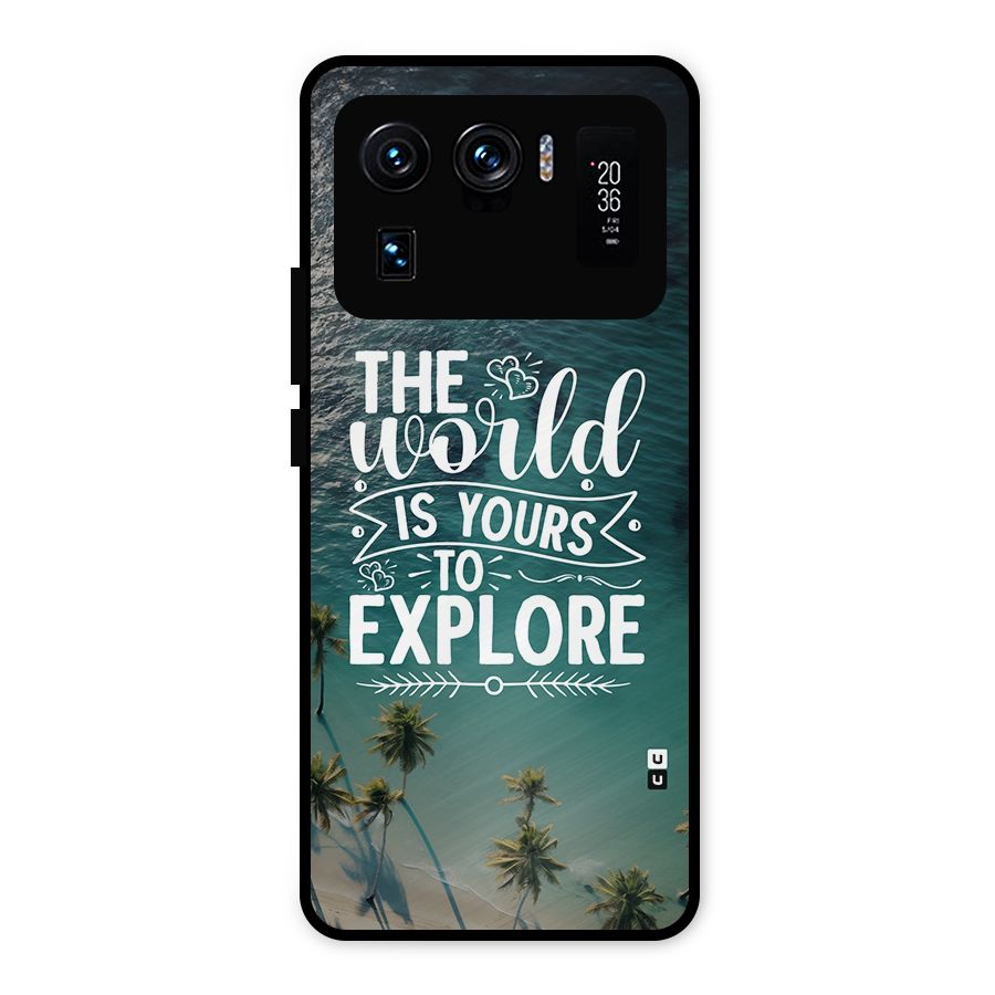 World To Explore Metal Back Case for Mi 11 Ultra