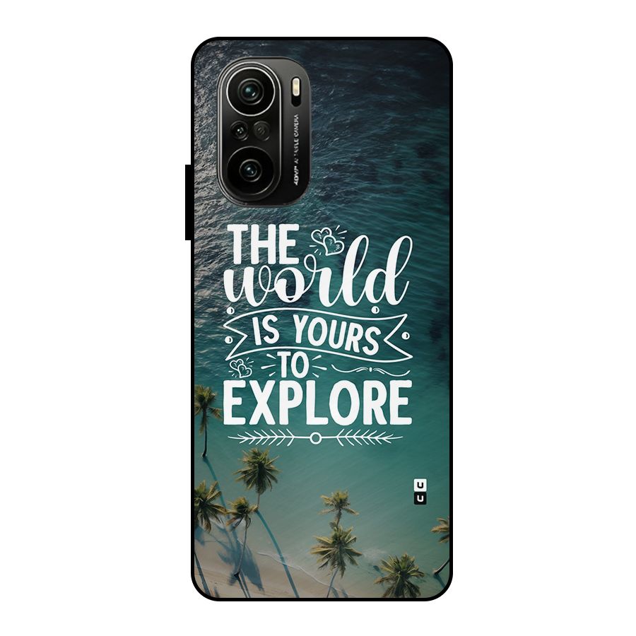 World To Explore Metal Back Case for Mi 11x