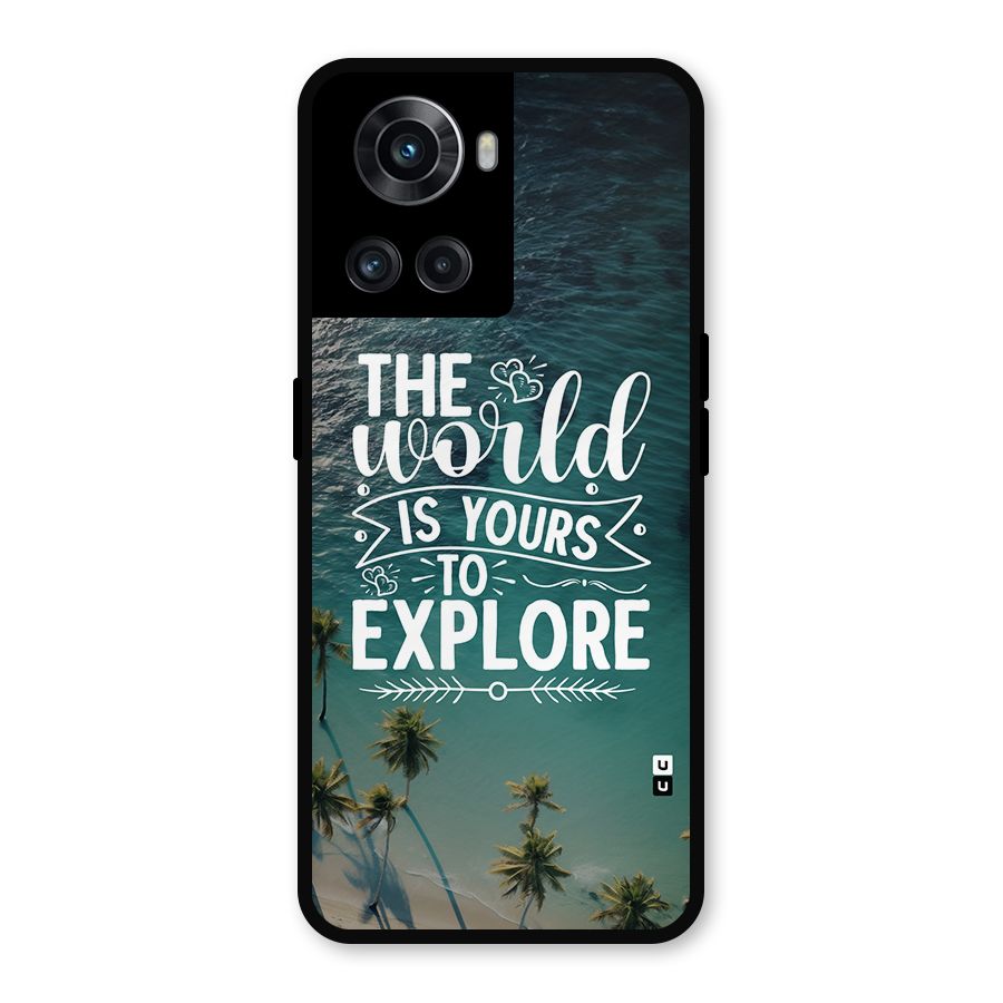 World To Explore Metal Back Case for OnePlus 10R