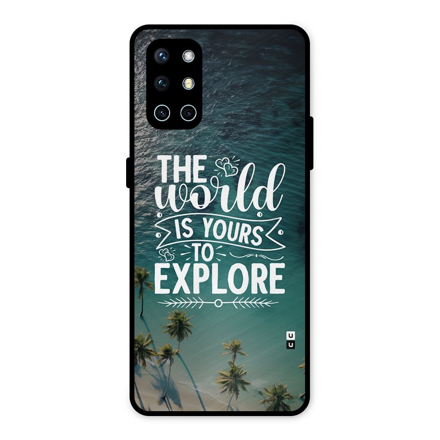World To Explore Metal Back Case for OnePlus 9R