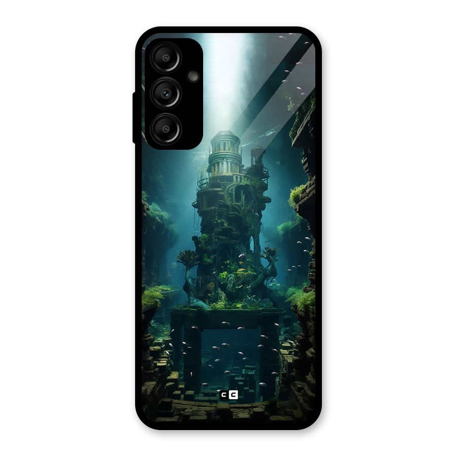World Under Water Glass Back Case for Galaxy A14 5G
