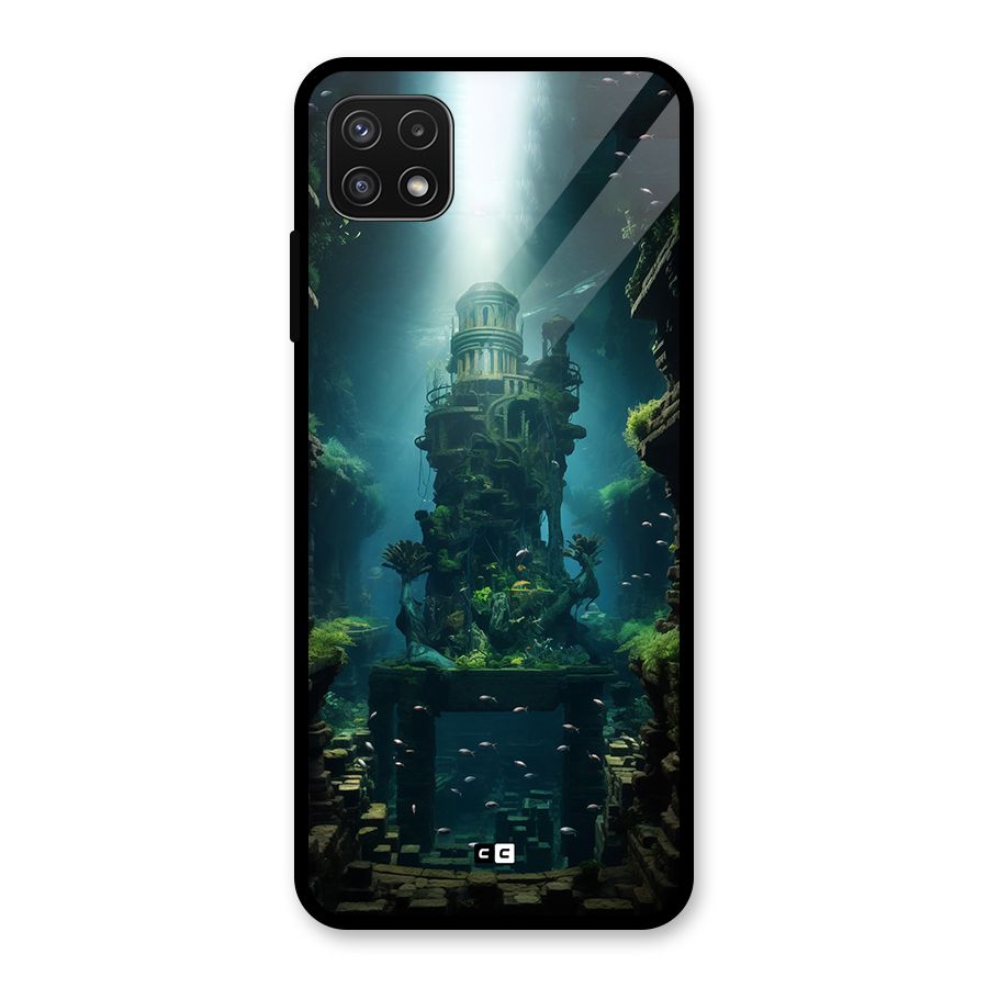 World Under Water Glass Back Case for Galaxy A22 5G
