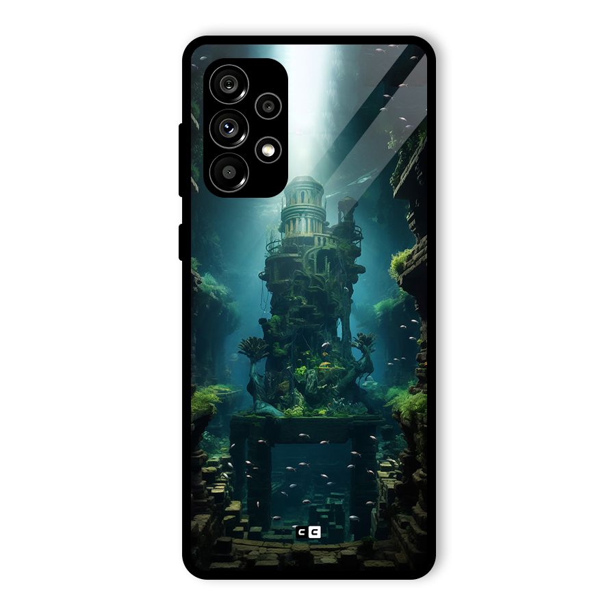 World Under Water Glass Back Case for Galaxy A73 5G