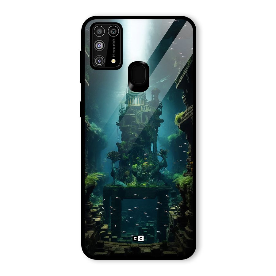 World Under Water Glass Back Case for Galaxy F41