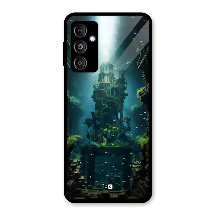 World Under Water Glass Back Case for Galaxy M14 5G