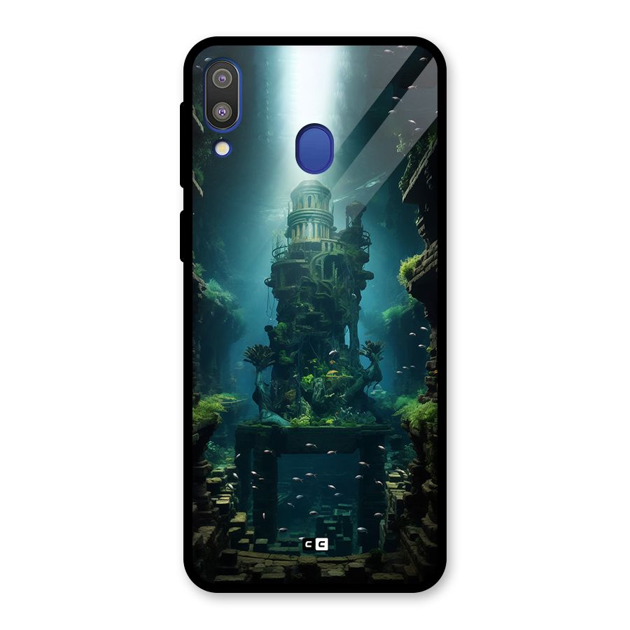 World Under Water Glass Back Case for Galaxy M20