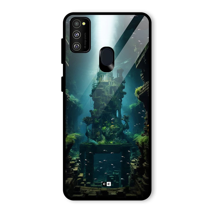 World Under Water Glass Back Case for Galaxy M30s