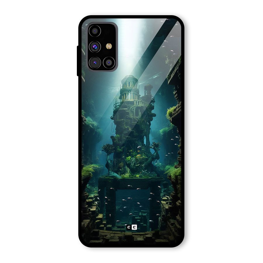 World Under Water Glass Back Case for Galaxy M31s