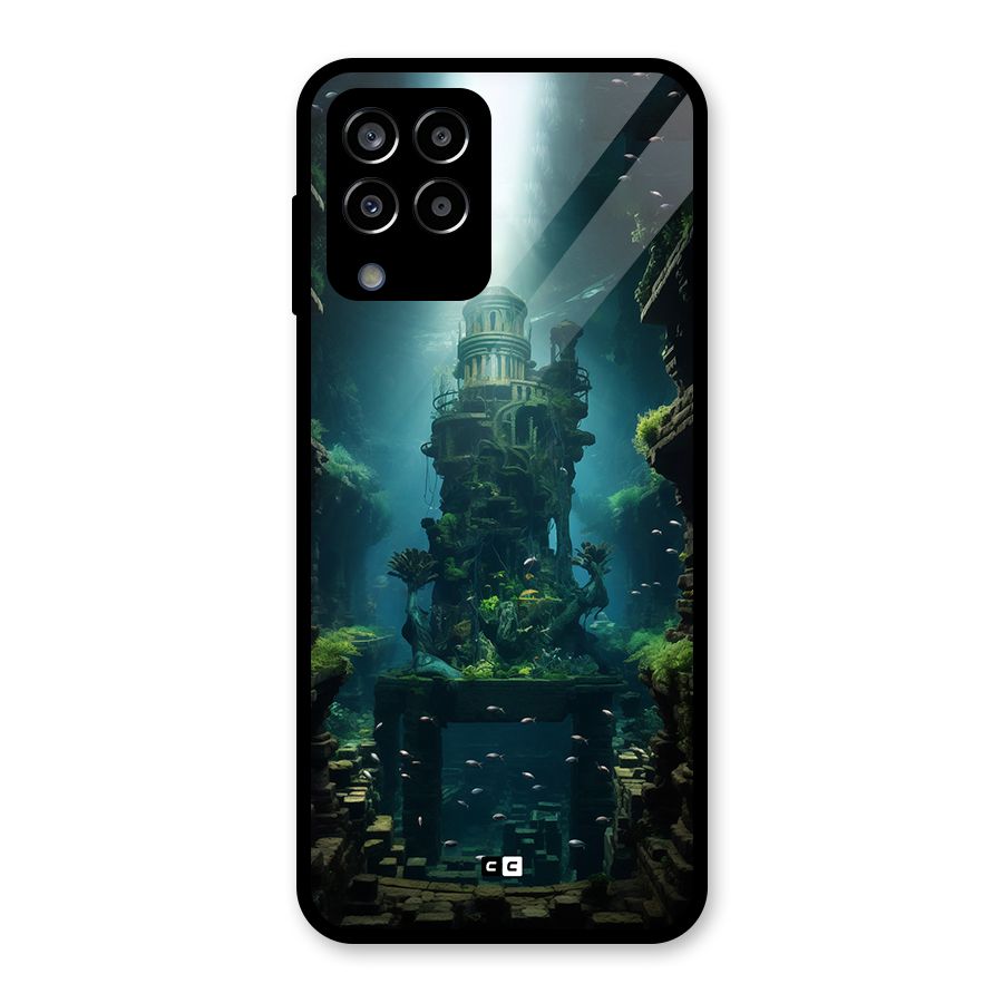 World Under Water Glass Back Case for Galaxy M33