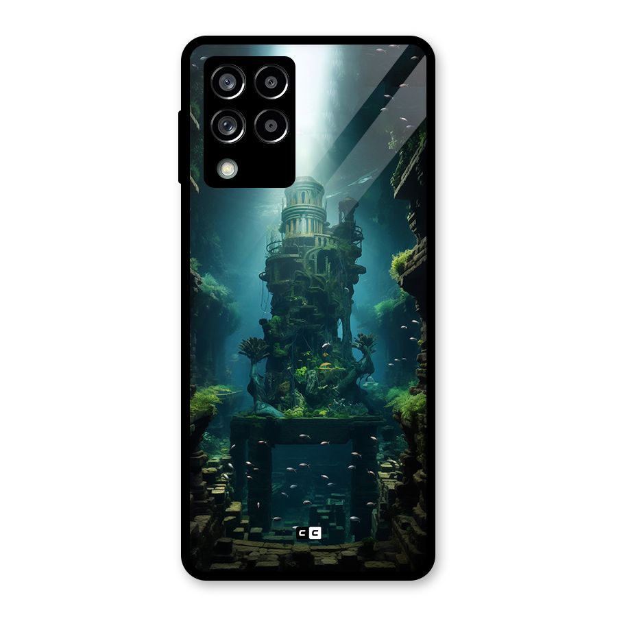 World Under Water Glass Back Case for Galaxy M53 5G