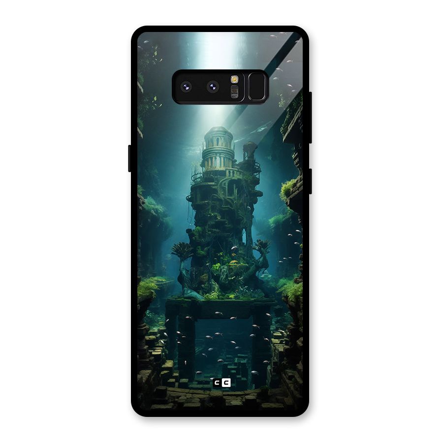 World Under Water Glass Back Case for Galaxy Note 8