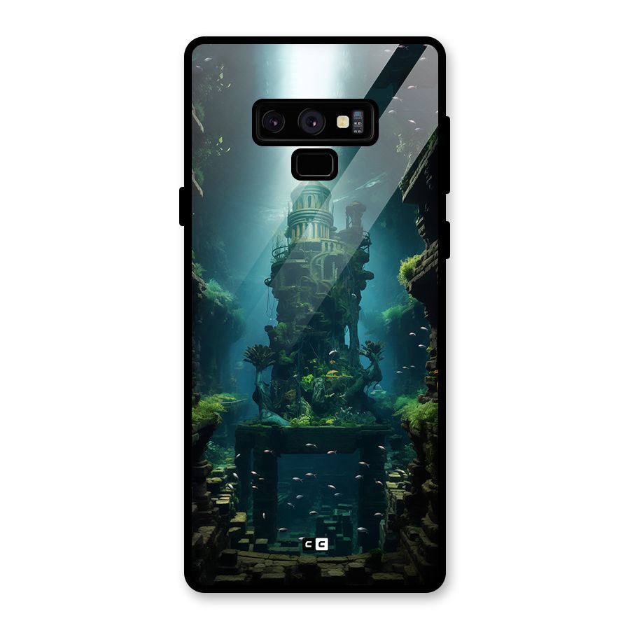 World Under Water Glass Back Case for Galaxy Note 9