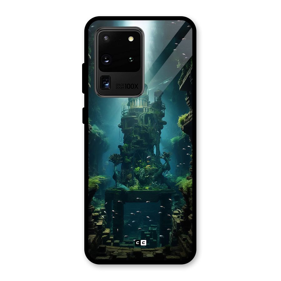 World Under Water Glass Back Case for Galaxy S20 Ultra