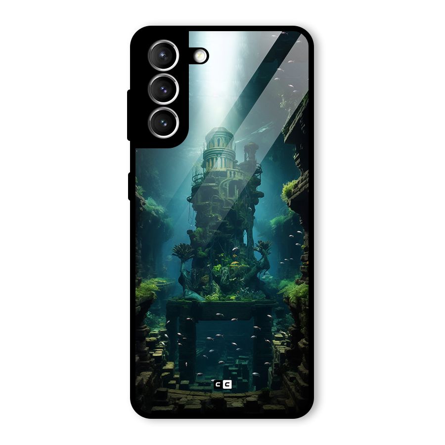 World Under Water Glass Back Case for Galaxy S21 5G