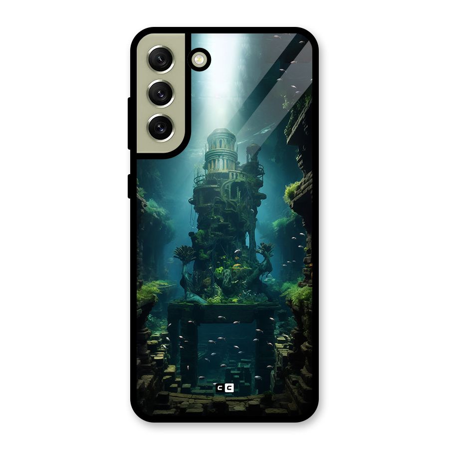 World Under Water Glass Back Case for Galaxy S21 FE 5G