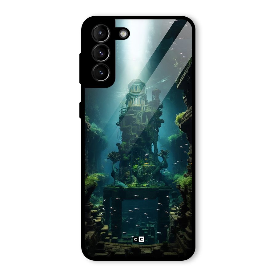 World Under Water Glass Back Case for Galaxy S21 Plus