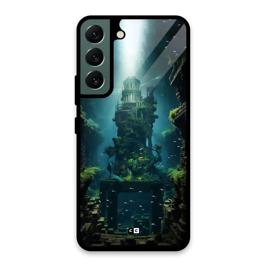 World Under Water Glass Back Case for Galaxy S22 5G