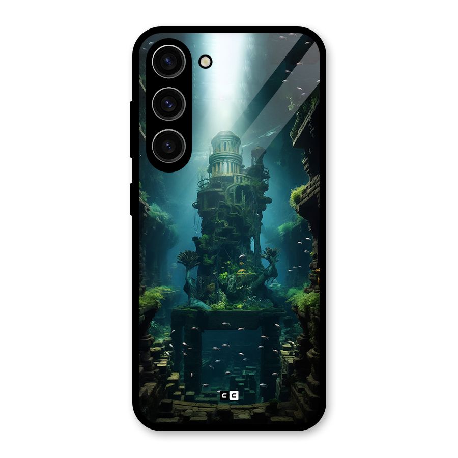 World Under Water Glass Back Case for Galaxy S23
