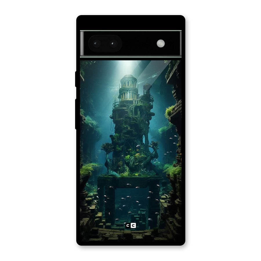 World Under Water Glass Back Case for Google Pixel 6a