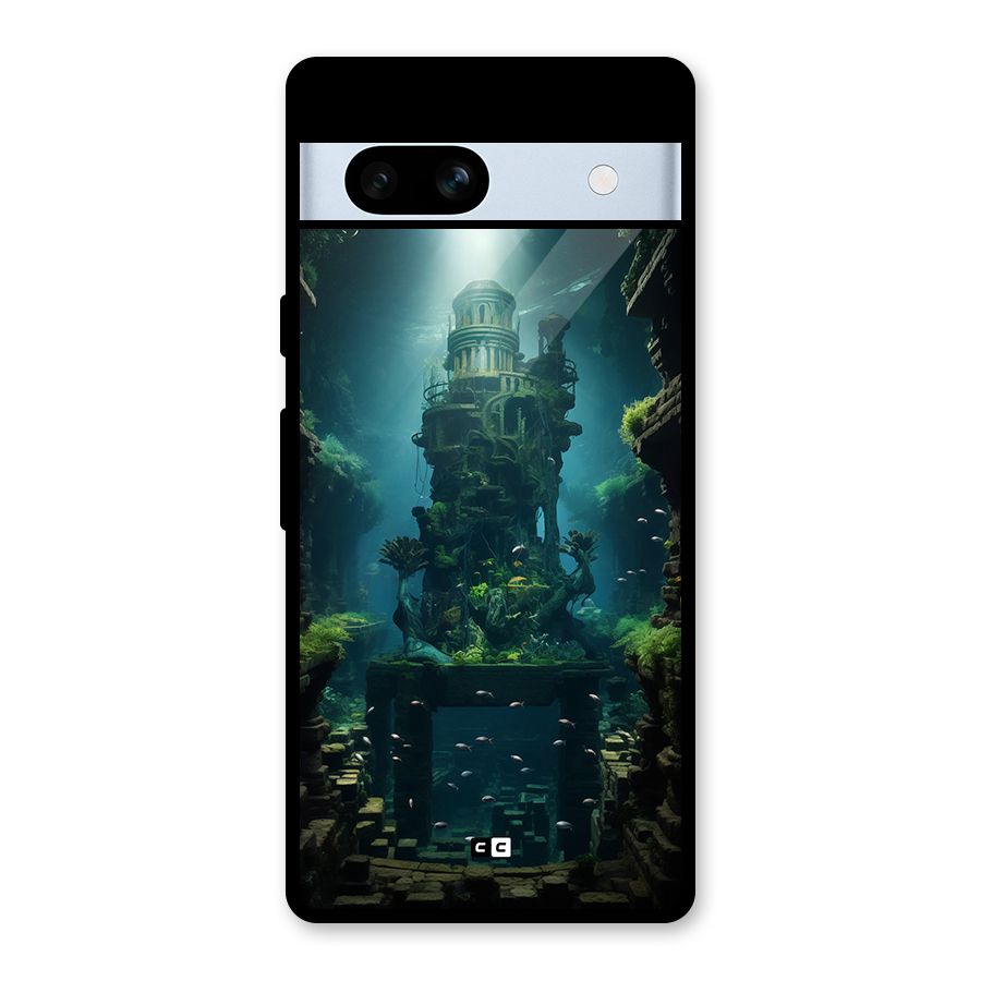 World Under Water Glass Back Case for Google Pixel 7a