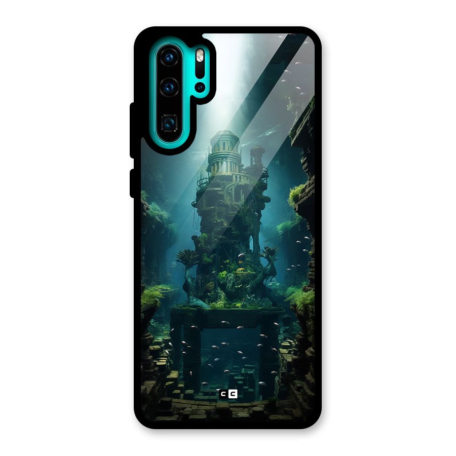 World Under Water Glass Back Case for Huawei P30 Pro