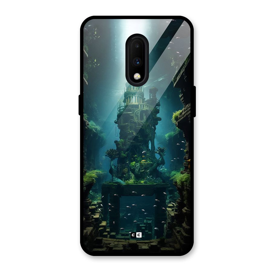 World Under Water Glass Back Case for OnePlus 7