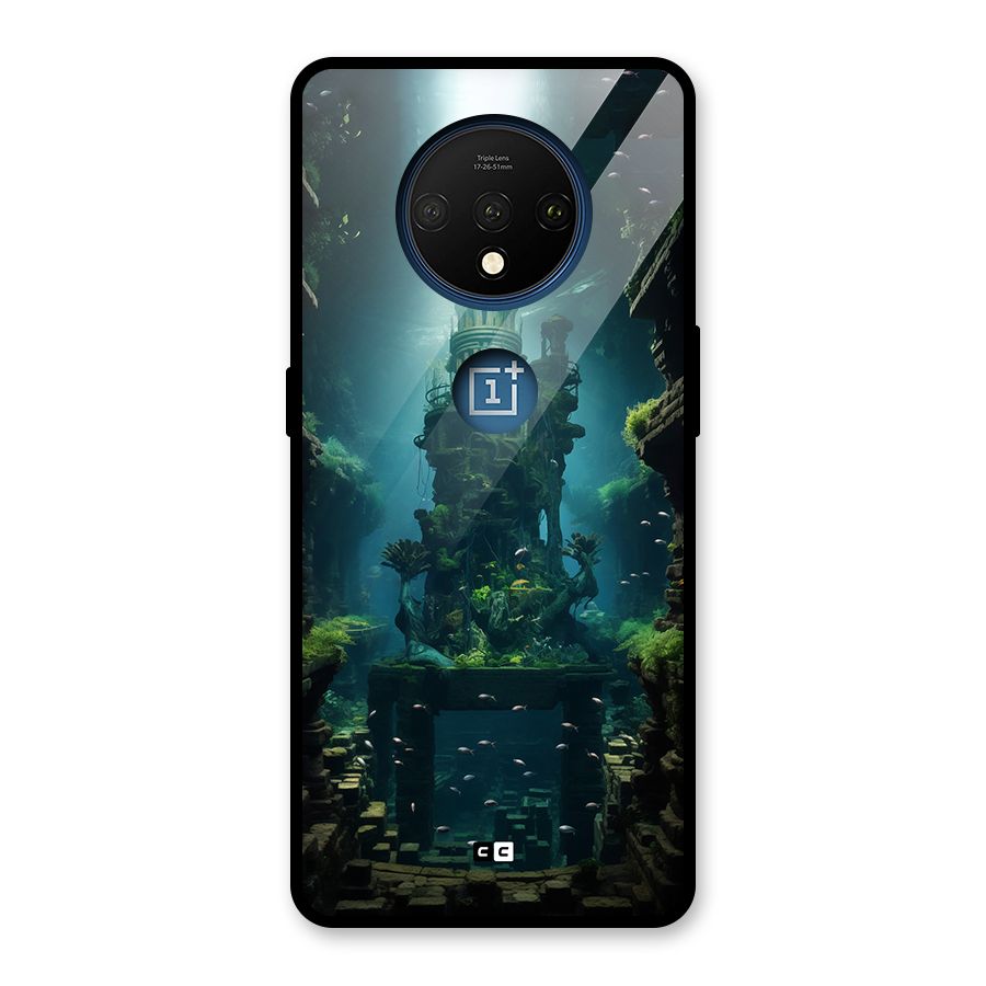 World Under Water Glass Back Case for OnePlus 7T