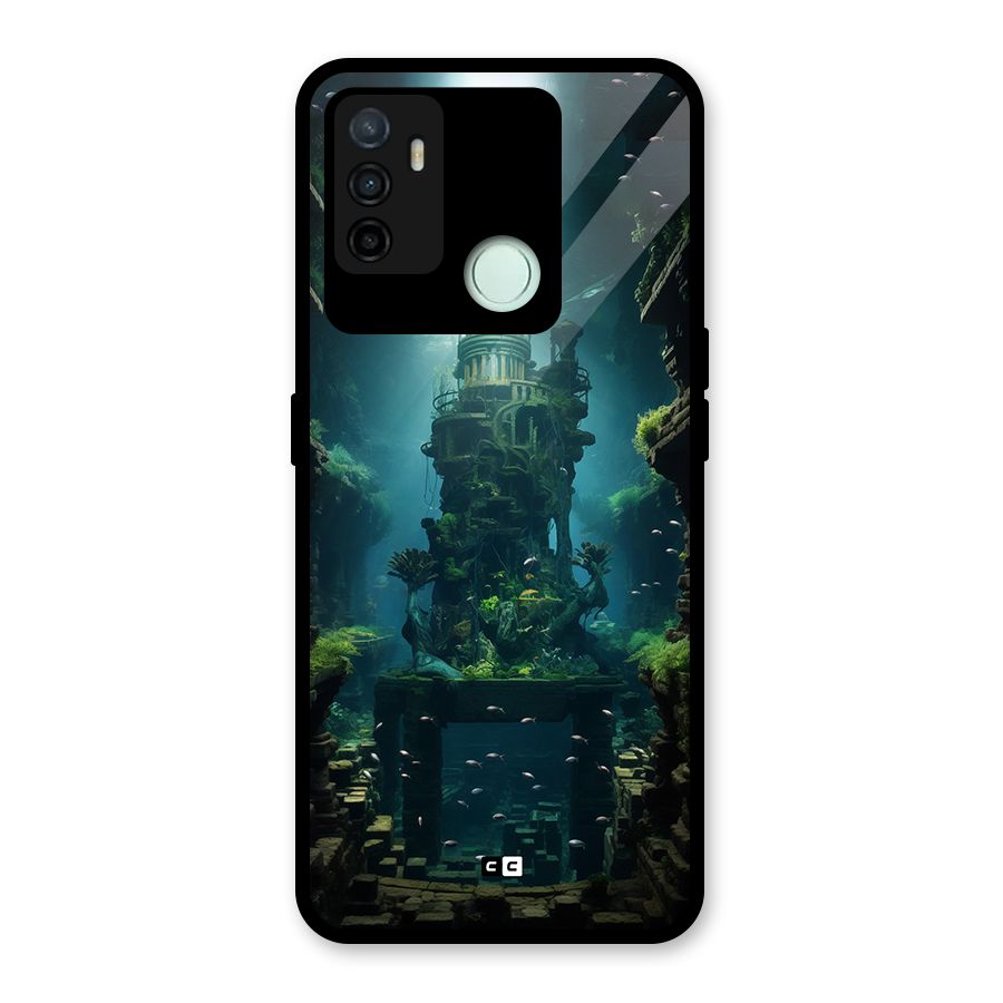 World Under Water Glass Back Case for Oppo A53