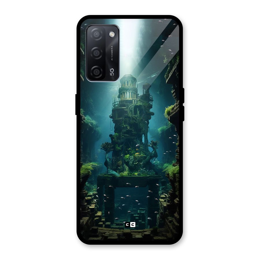 World Under Water Glass Back Case for Oppo A53s 5G