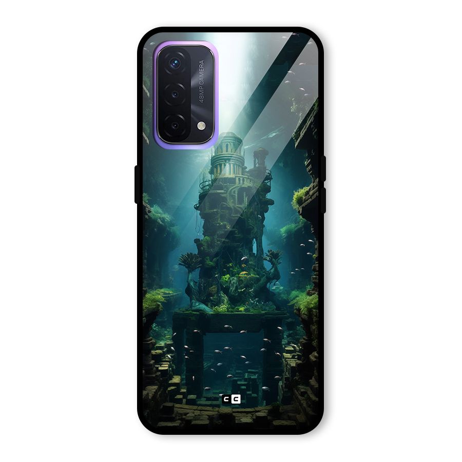 World Under Water Glass Back Case for Oppo A74 5G