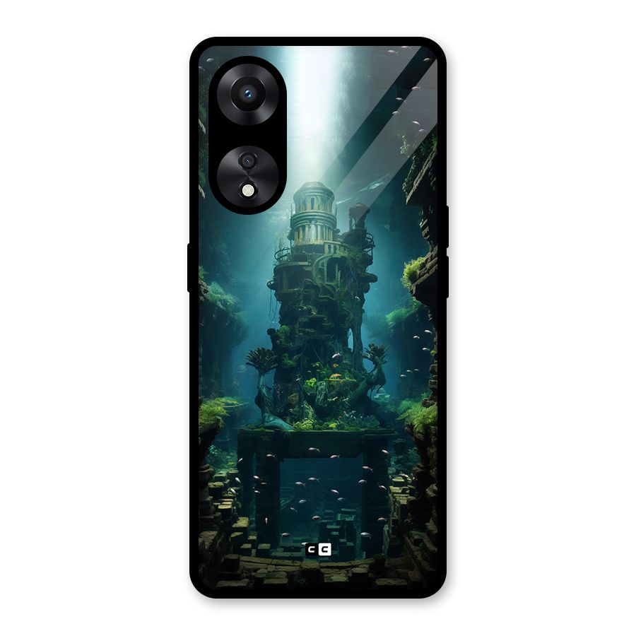 World Under Water Glass Back Case for Oppo A78