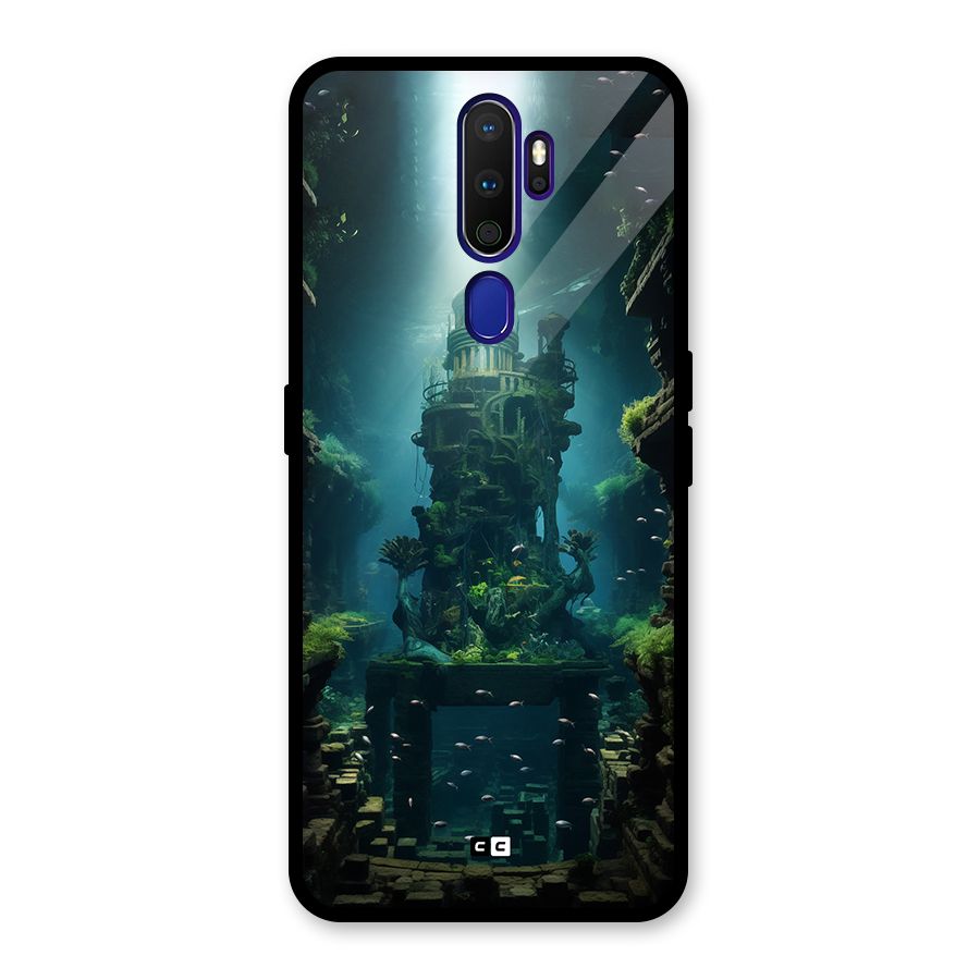 World Under Water Glass Back Case for Oppo A9 (2020)