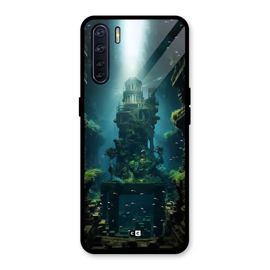 World Under Water Glass Back Case for Oppo F15
