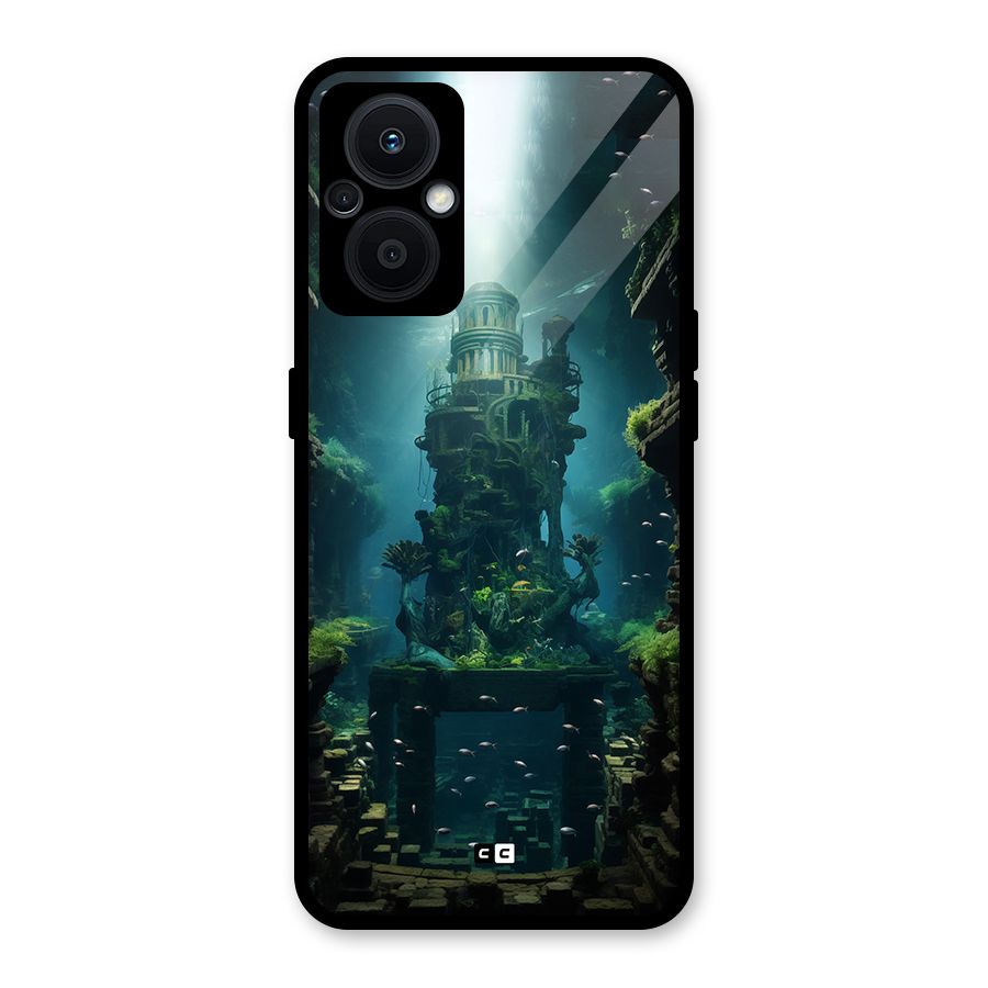 World Under Water Glass Back Case for Oppo F21s Pro 5G