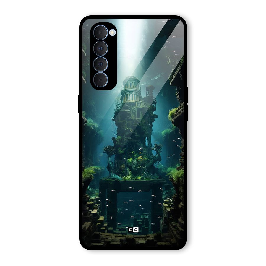 World Under Water Glass Back Case for Oppo Reno4 Pro