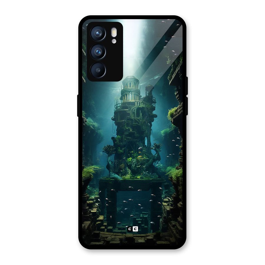 World Under Water Glass Back Case for Oppo Reno6 5G