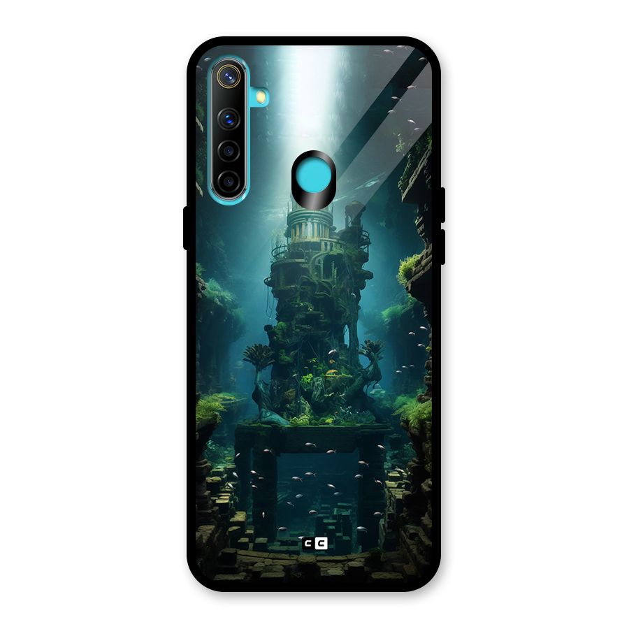 World Under Water Glass Back Case for Realme 5i
