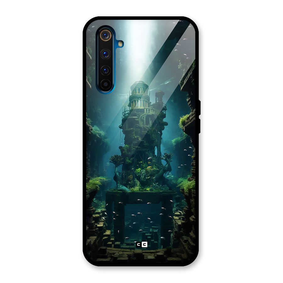 World Under Water Glass Back Case for Realme 6 Pro