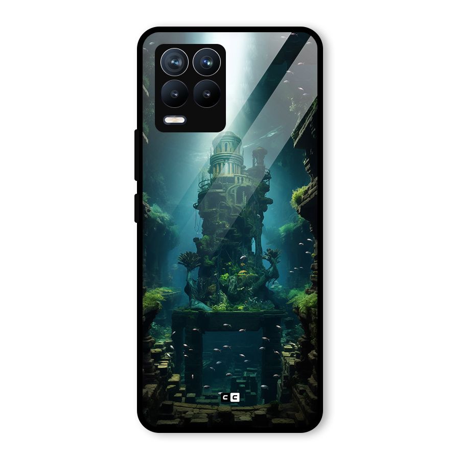 World Under Water Glass Back Case for Realme 8 Pro