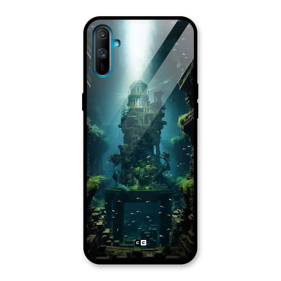 World Under Water Glass Back Case for Realme C3