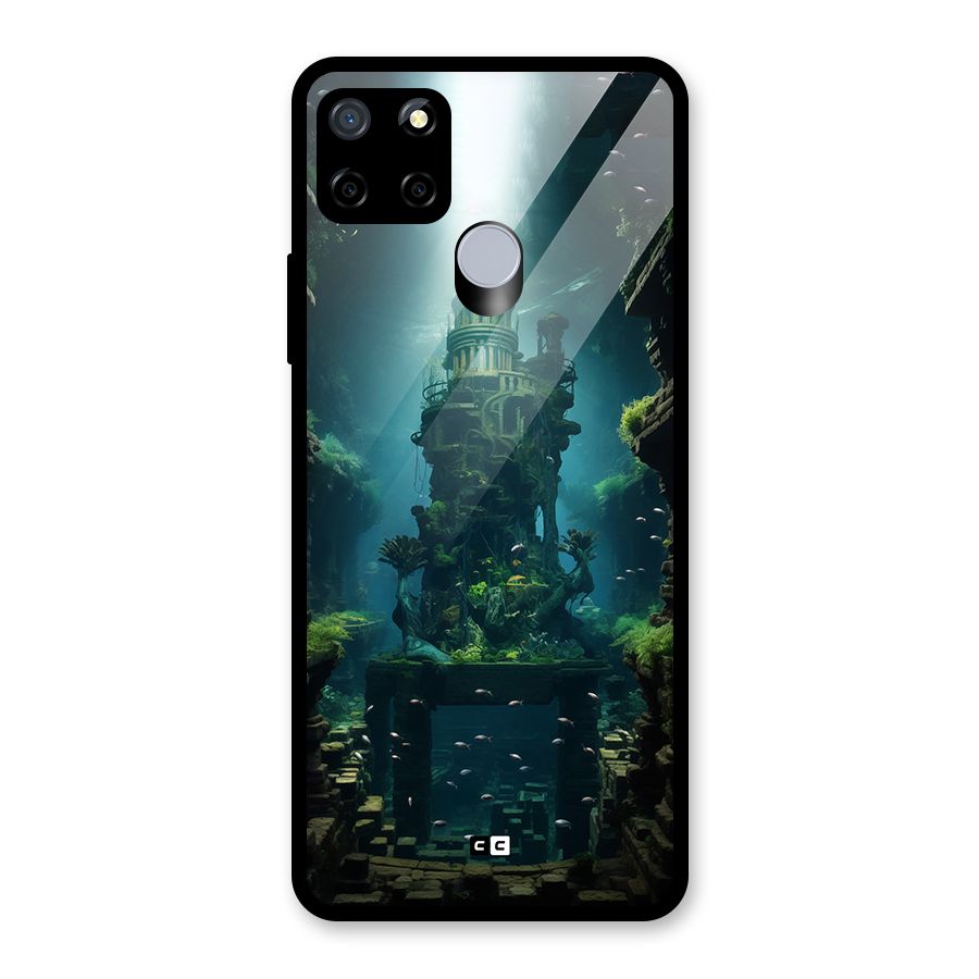 World Under Water Glass Back Case for Realme Narzo 20